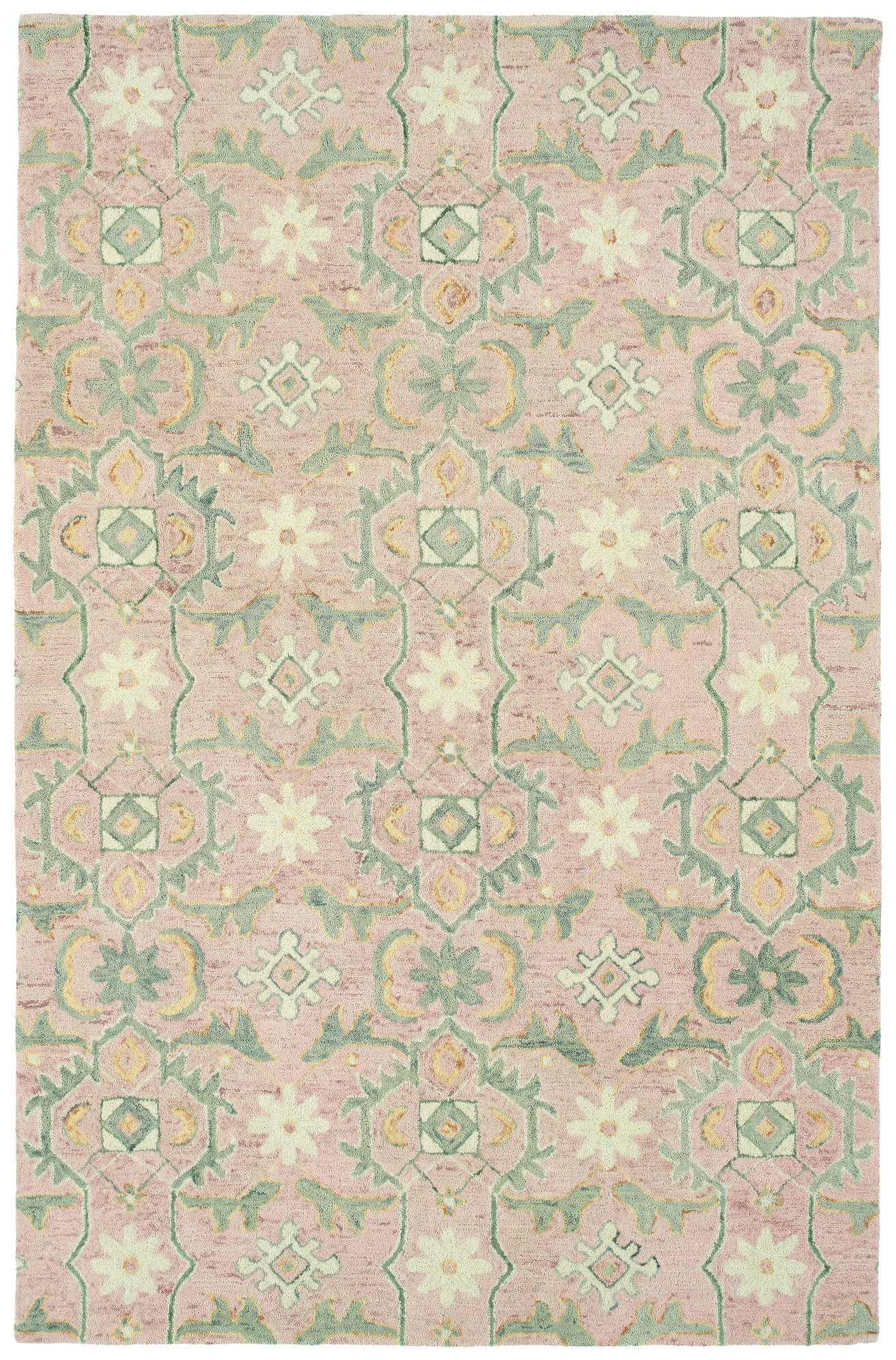 Kaleen Chancellor Collection Light Light Pink Throw Rug 2' x 3'