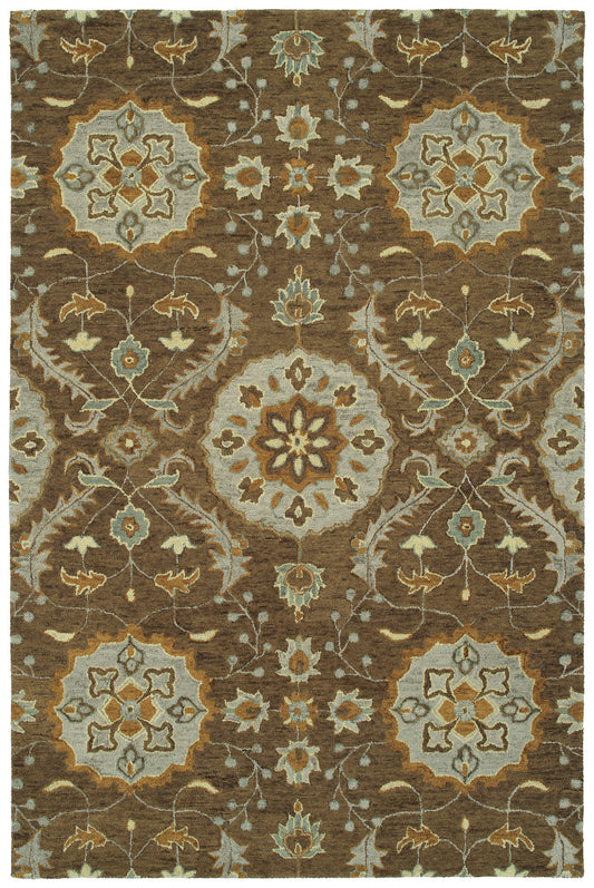 Kaleen Chancellor Collection Dark Mocha Area Rug 8' x 10'