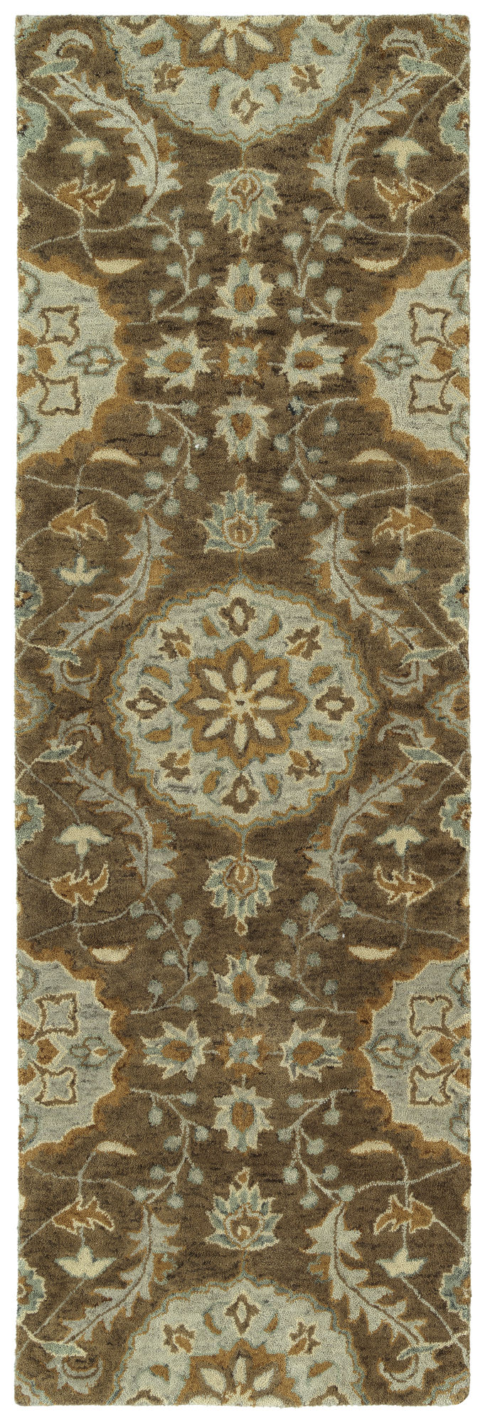 Kaleen Chancellor Collection Dark Mocha Runner 2'6" x 8'