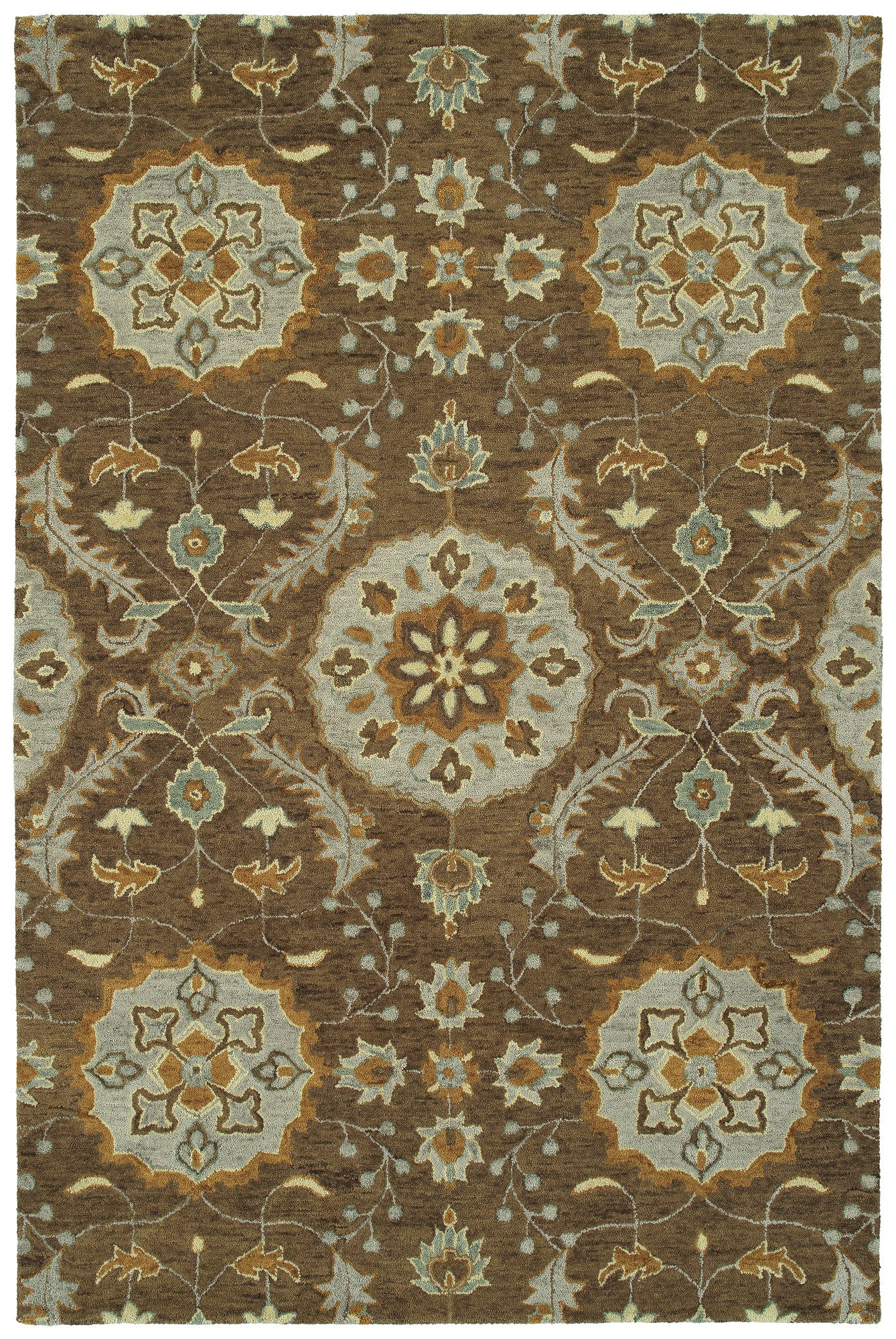 Kaleen Chancellor Collection Dark Mocha Runner 2'6" x 8'
