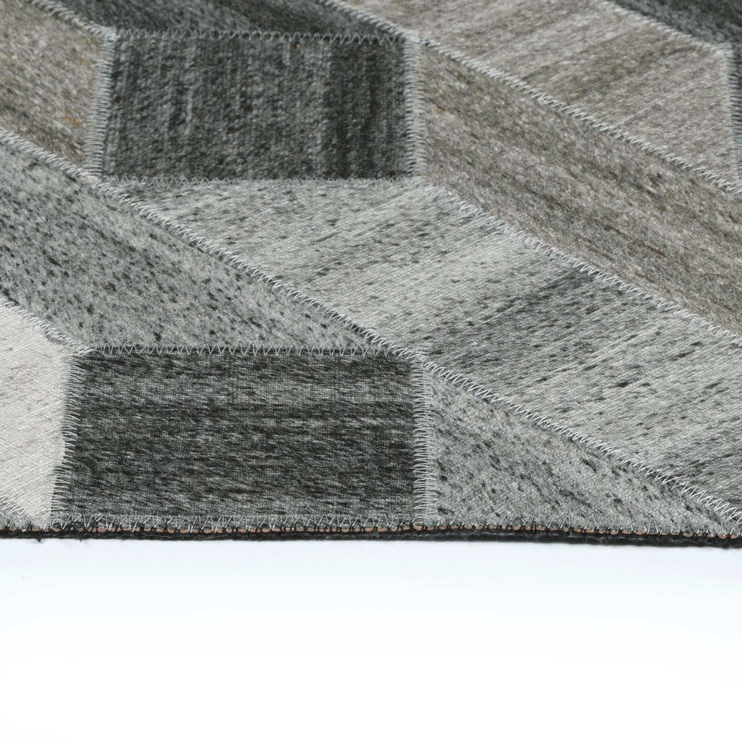 Kaleen Chaps Collection CHP02-38 Charcoal Area Rug 8' x 10'