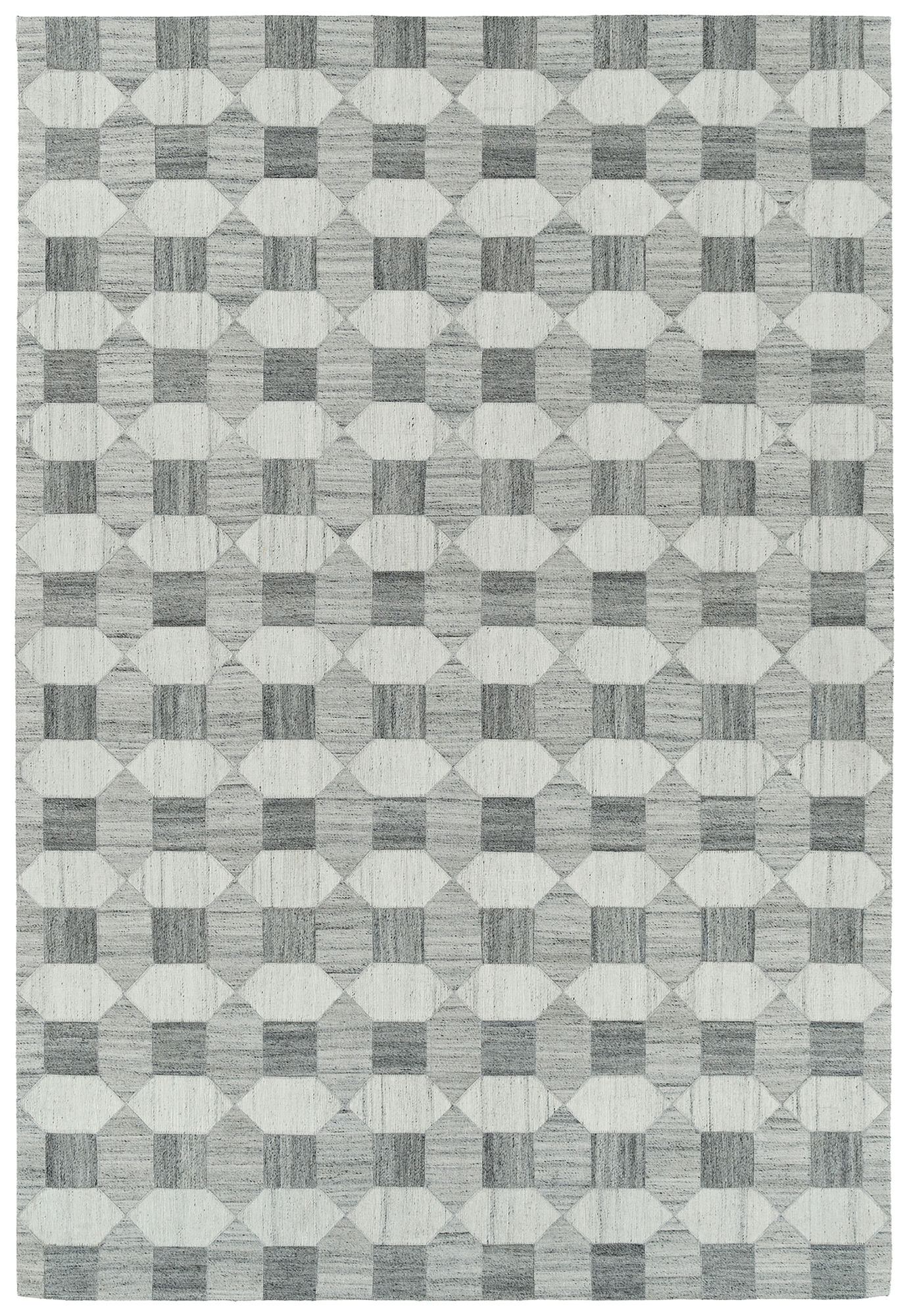 Kaleen Chaps Collection CHP03-75 Grey Area Rug 9' x 12'