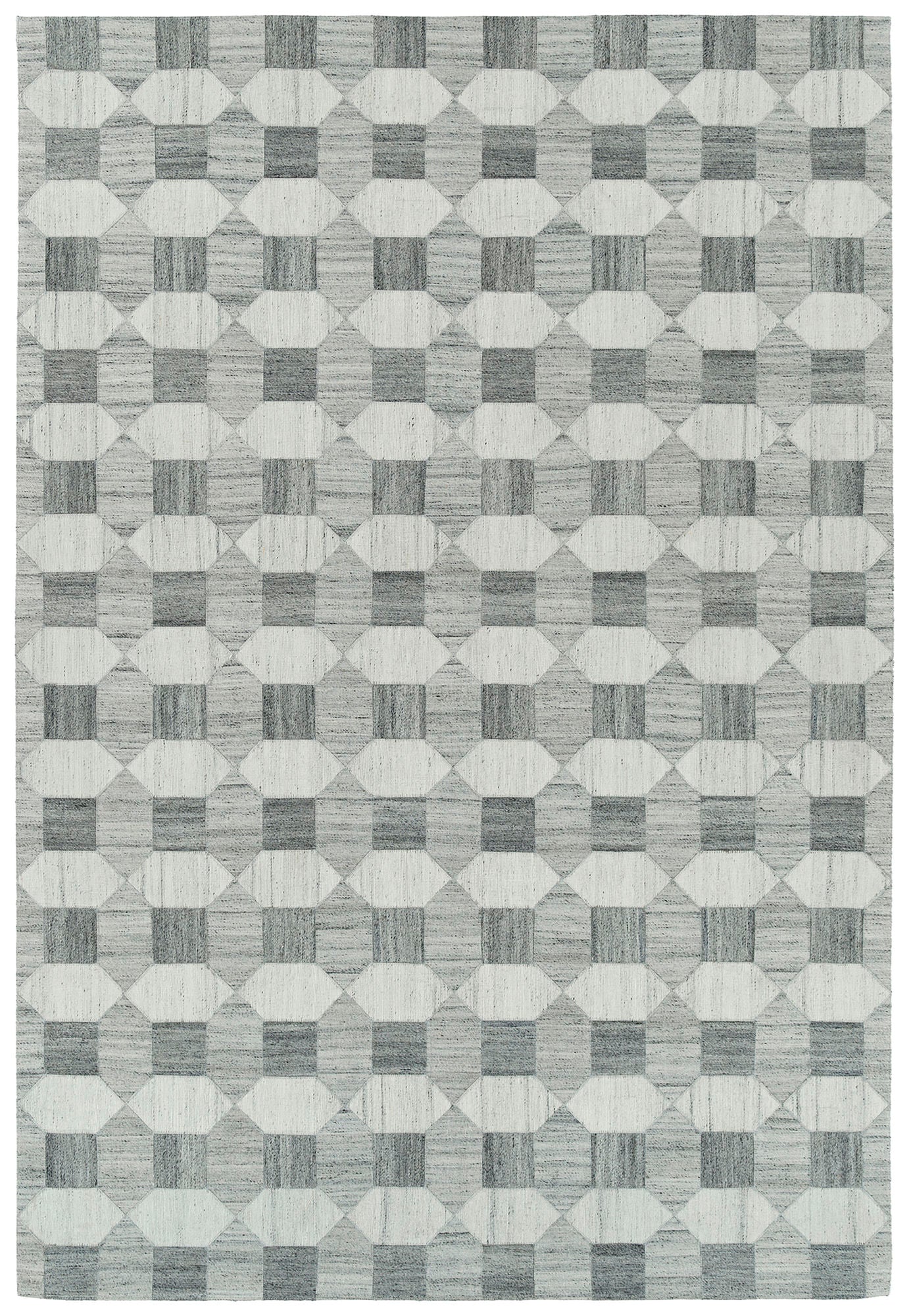Kaleen Chaps Collection CHP03-75 Grey Throw Rug 2' x 3'