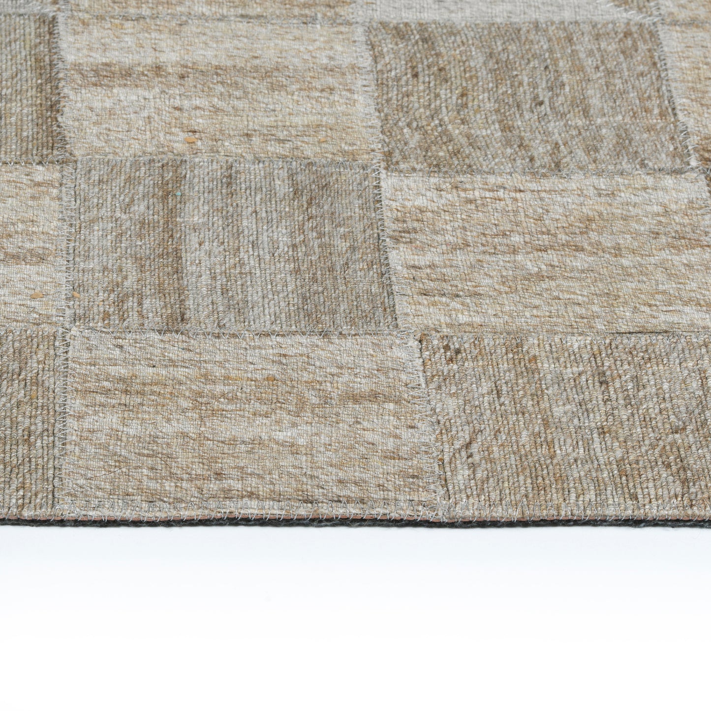 Kaleen Chaps Collection Light Beige Throw Rug 2' x 3'