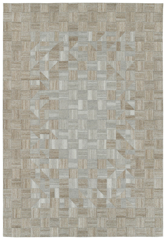 Kaleen Chaps Collection Light Beige Area Rug 5' x 7'9"