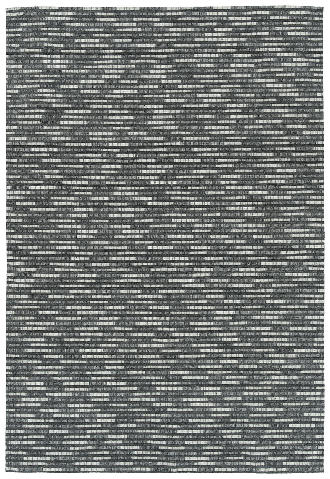 Kaleen Chaps Collection CHP06-38 Charcoal Throw Rug 2' x 3'