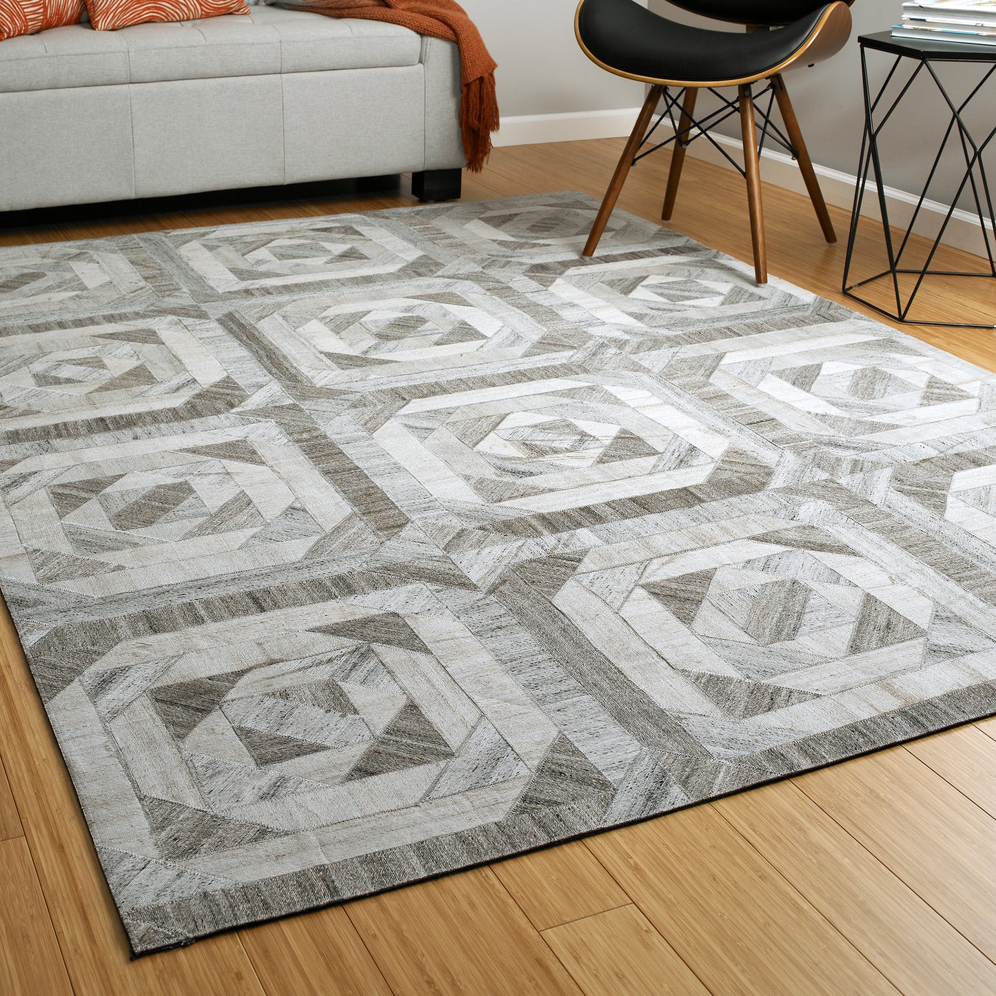 Kaleen Chaps Collection Light Taupe  Area Rug 8' x 10'