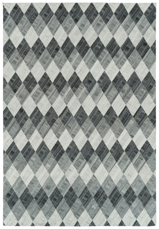 Kaleen Chaps Collection CHP08-38 Charcoal Area Rug 5' x 7'9"