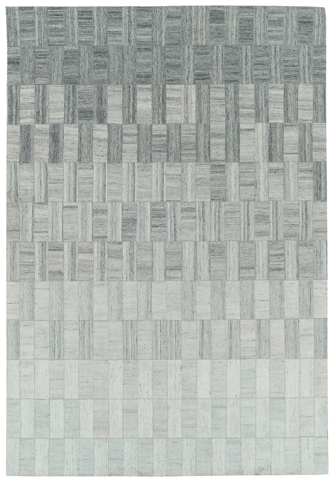 Kaleen Chaps Collection Light Silver Area Rug 9' x 12'
