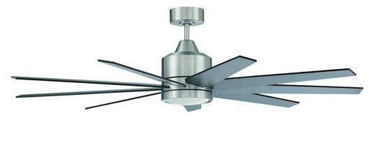 60" Champion Ceiling Fan in Brushed Polished Nickel