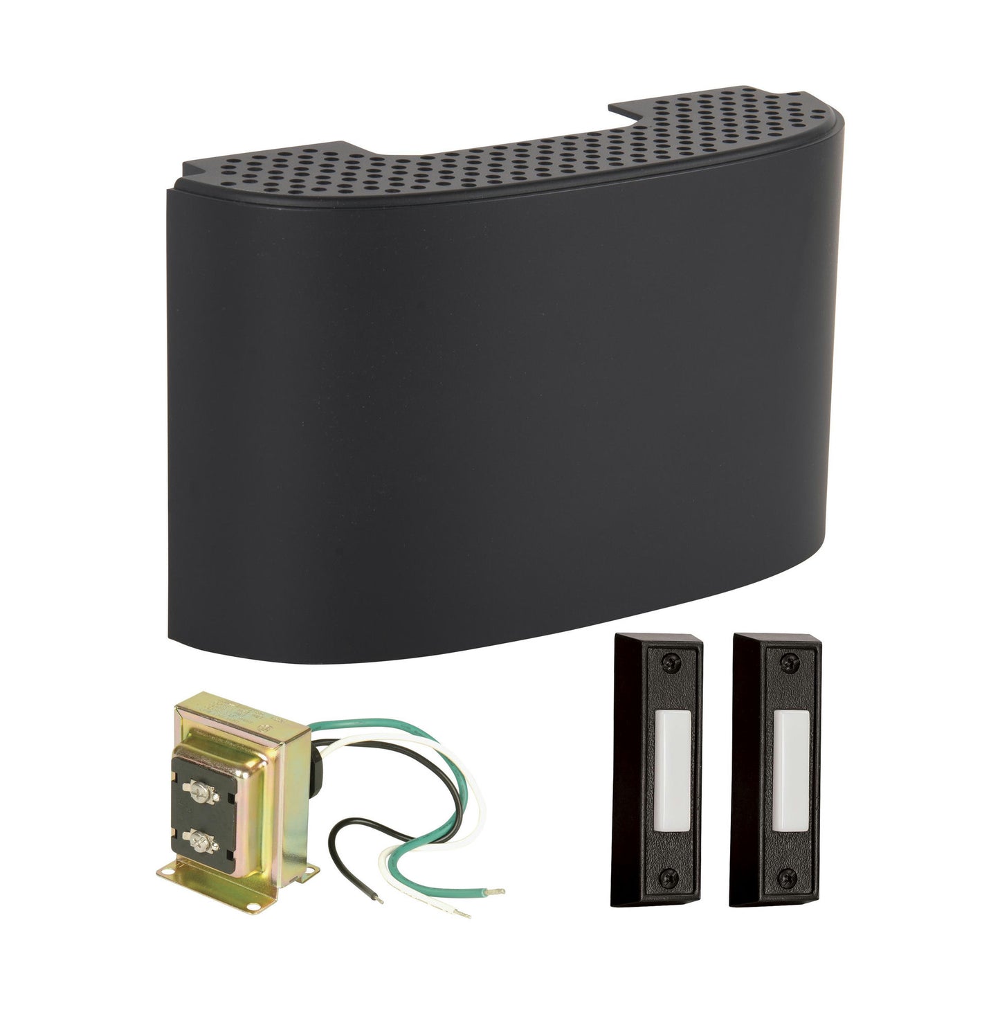Kit with 1 chime, 2 black buttons, CK2001-FB