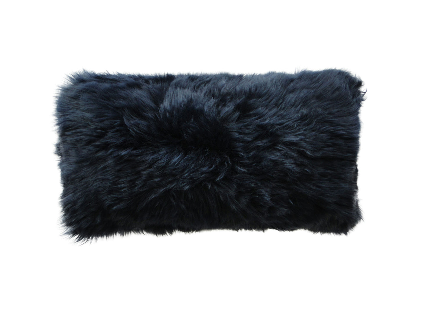 Cushion Longwool 11x22" Flax DARK NAVY