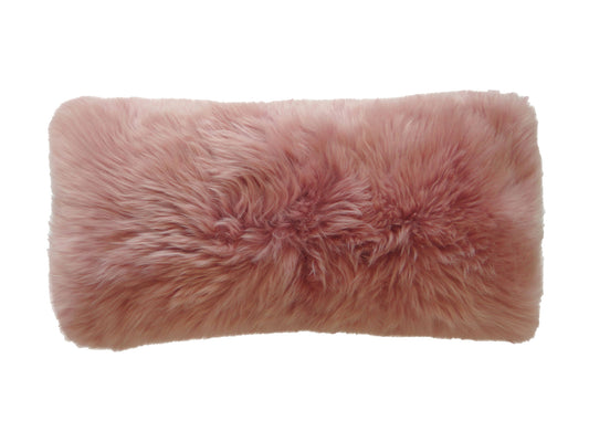 Cushion Longwool 11x22" Flax DARK ROSE