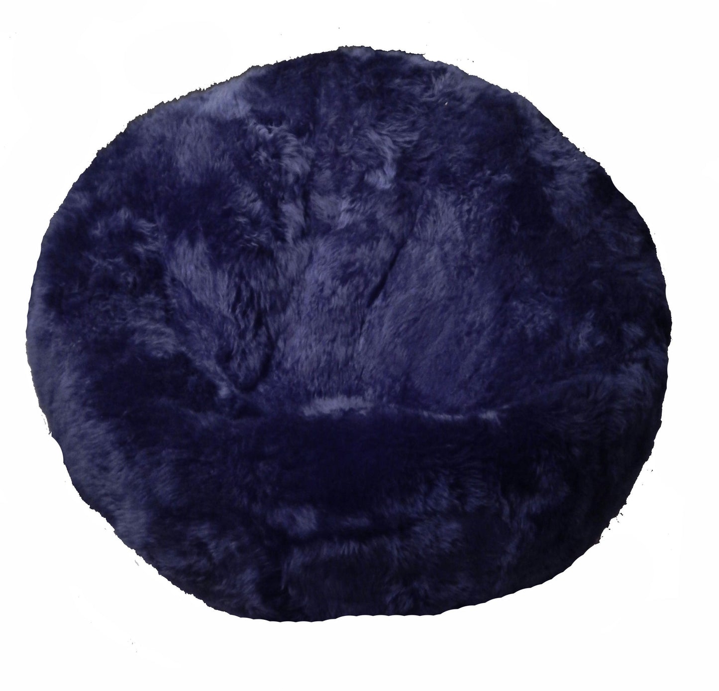 Longwool Beanbag 36x36" DARK NAVY