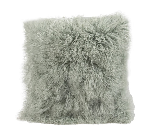 Cushion Longwool Tibetan 20" JADE