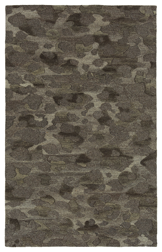 Kaleen Calvin Collection Dark Mushroom Area Rug 8' x 10'