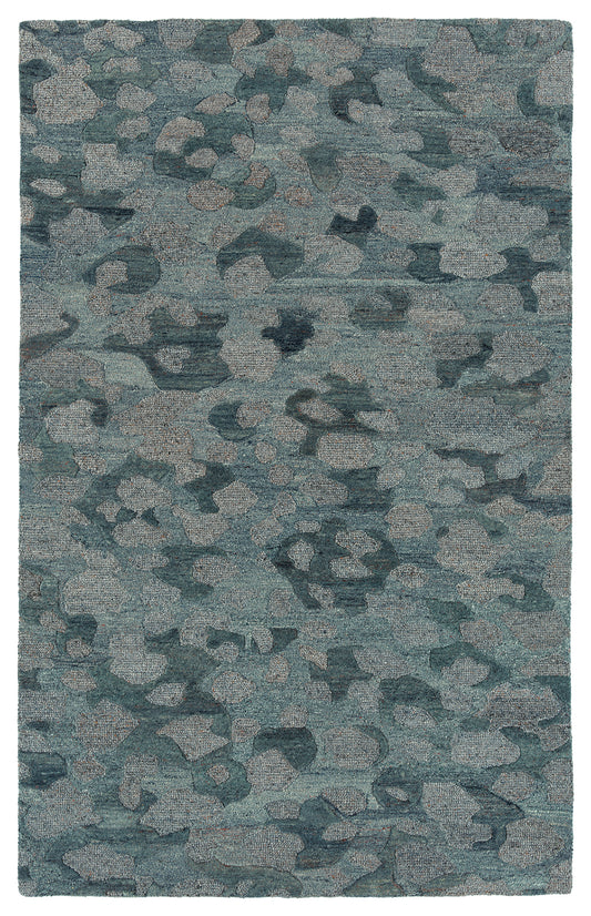 Kaleen Calvin Collection Dark Blue Area Rug 9'6" x 13'
