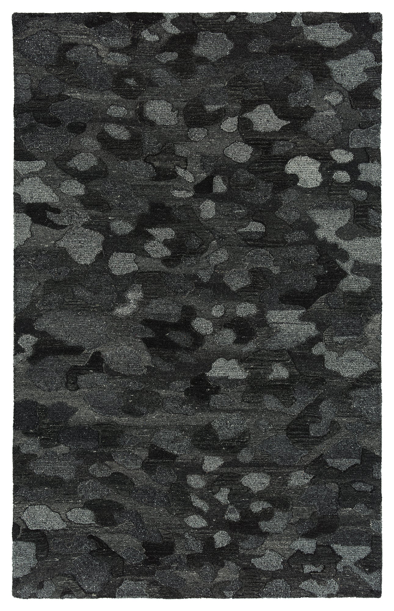 Kaleen Calvin Collection Dark Charcoal Area Rug 9'6" x 13'