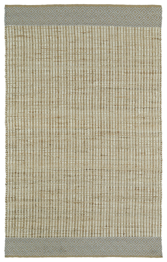 Kaleen Colinas Collection Ivory LtBlue Area Rug 8' x 10'