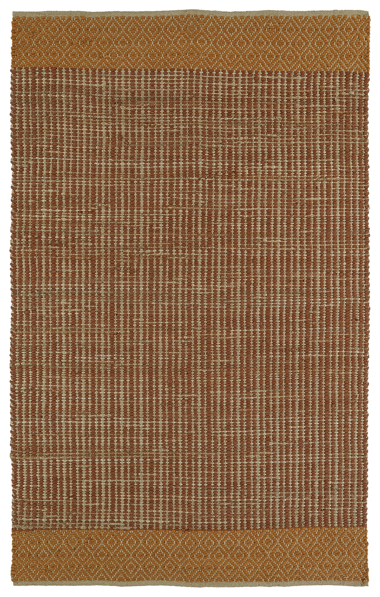 Kaleen Colinas Collection Dark Paprika Throw Rug 21" x 34"