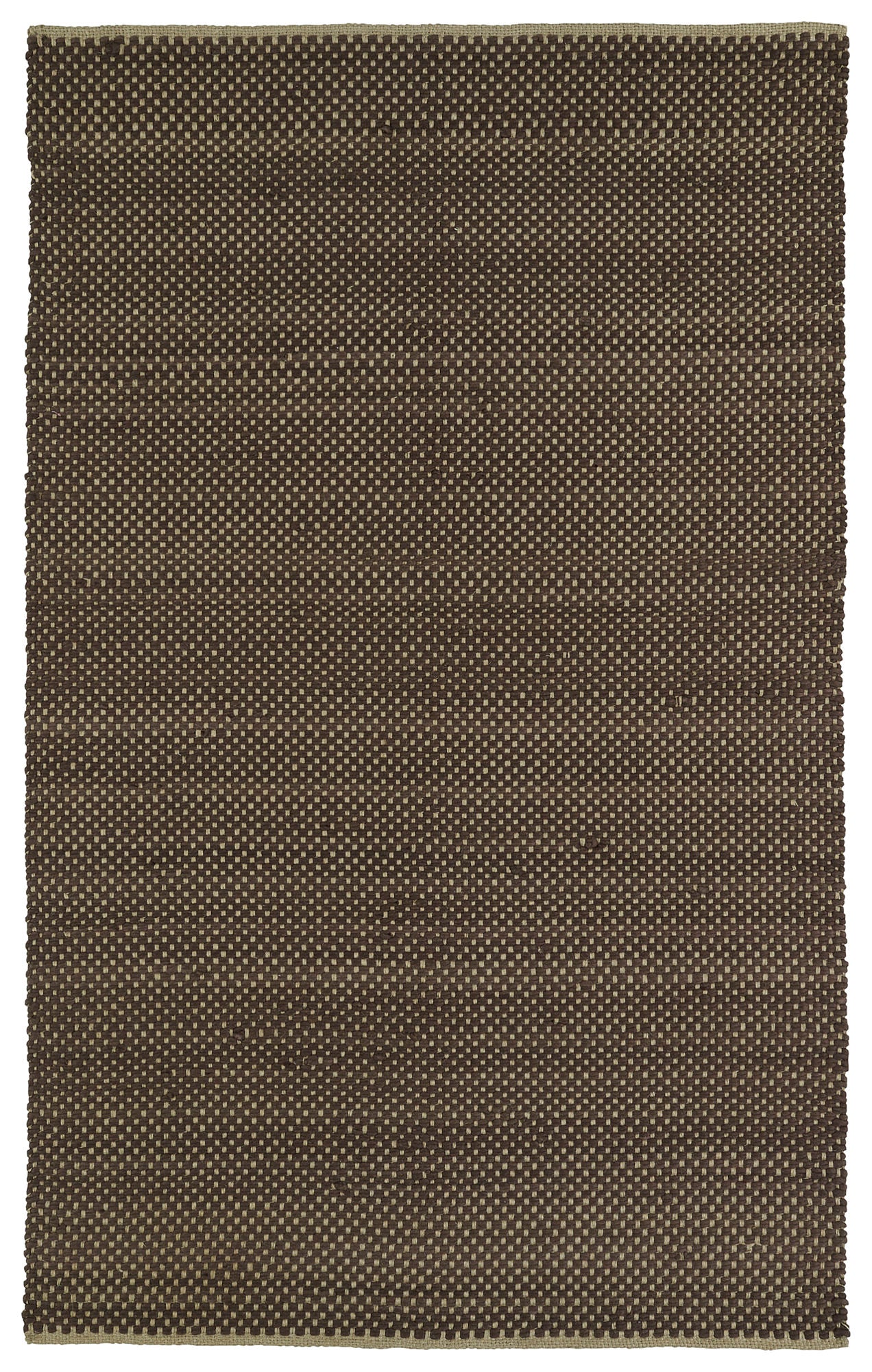Kaleen Colinas Collection Dark Chocolate Throw Rug 21" x 34"