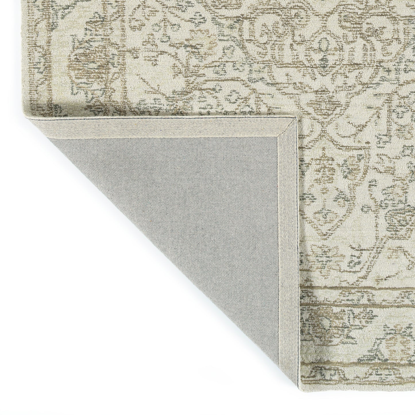 Kaleen Courvert Collection Ivory Sand Area Rug 9' x 13'