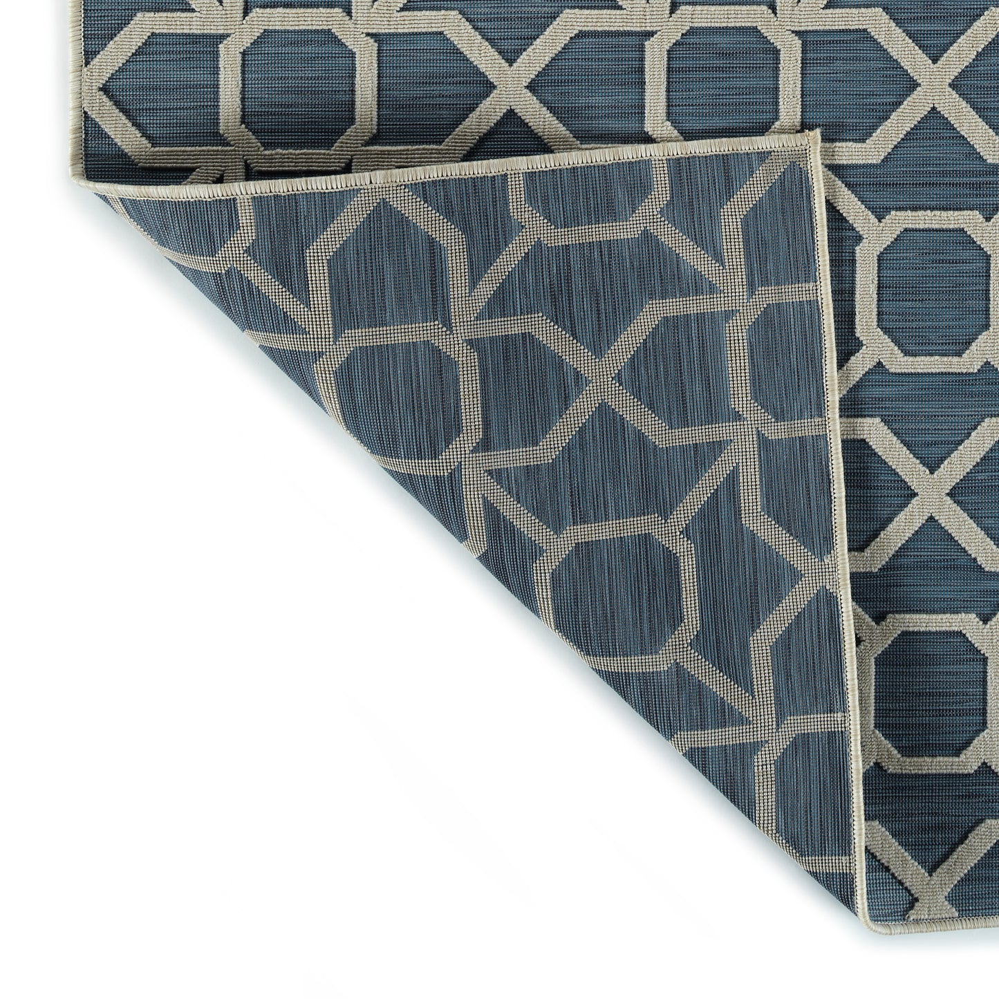 Kaleen Cove Collection COV01-17 Blue Runner 2' x 6'