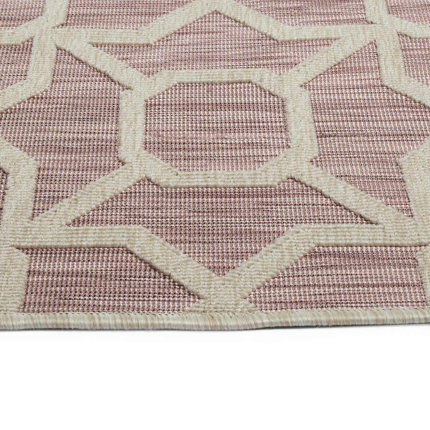 Kaleen Cove Collection COV01-92 Pink Throw Rug 2' x 3'