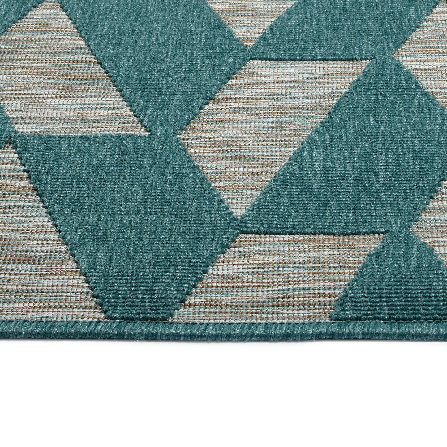 Kaleen Cove Collection COV02-91 Teal Runner 2' x 6'