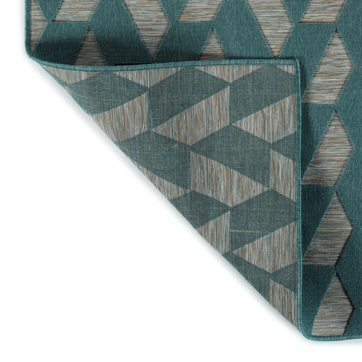Kaleen Cove Collection COV02-91 Teal Runner 2' x 6'
