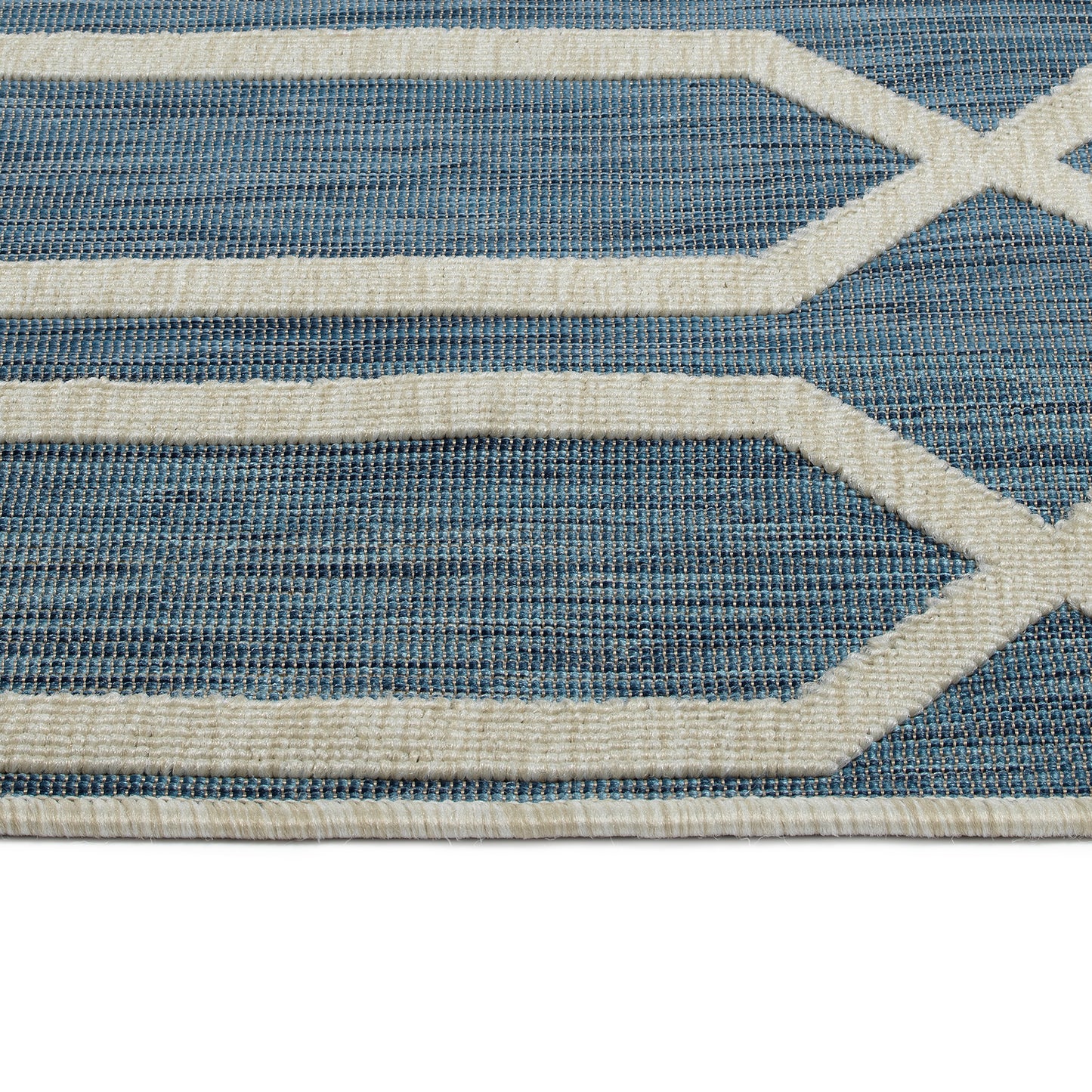 Kaleen Cove Collection COV06-17 Blue Runner 2' x 6'