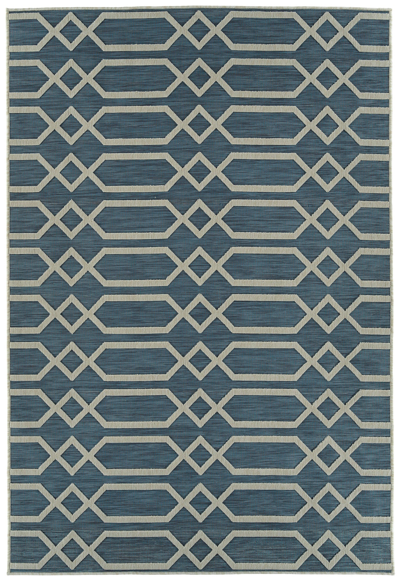 Kaleen Cove Collection COV06-17 Blue Runner 2' x 6'