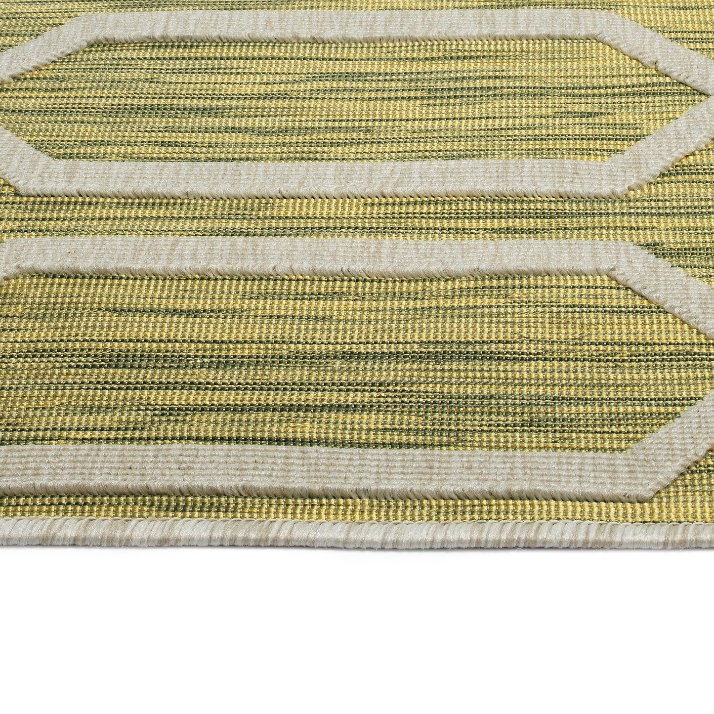 Kaleen Cove Collection COV06-96 Lime Green Throw Rug 2' x 3'
