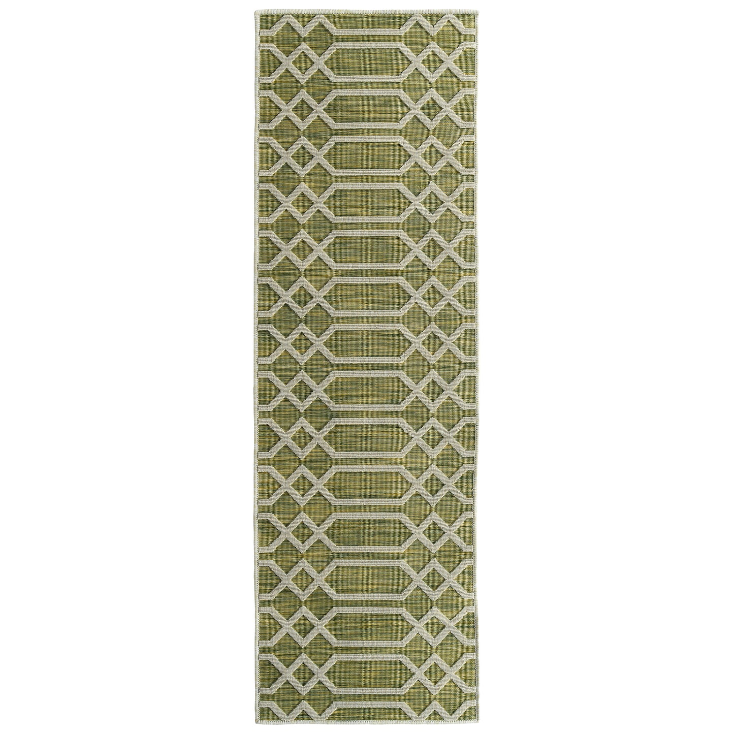 Kaleen Cove Collection COV06-96 Lime Green Throw Rug 2' x 3'