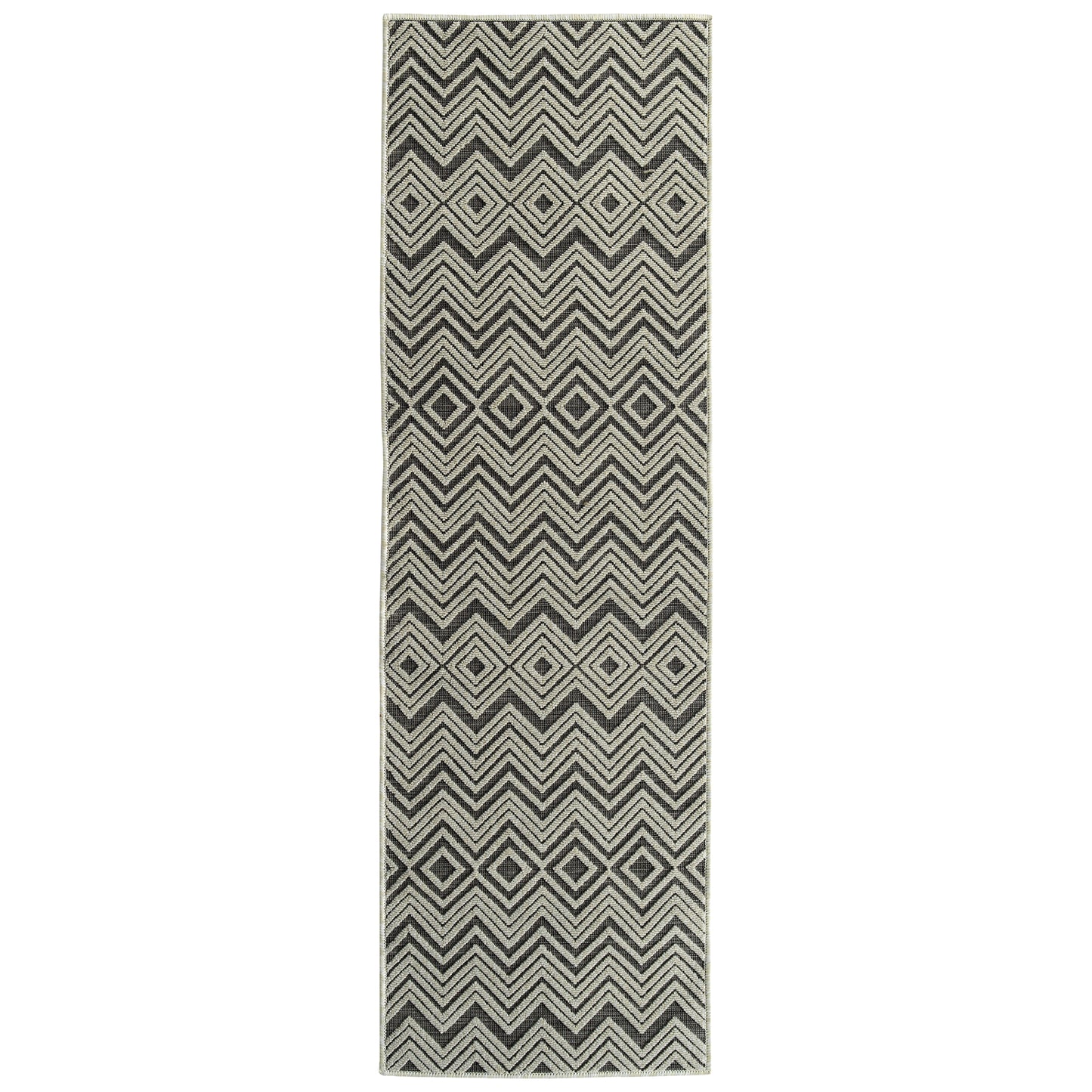 Kaleen Cove Collection Dark Mocha Runner 2' x 6'