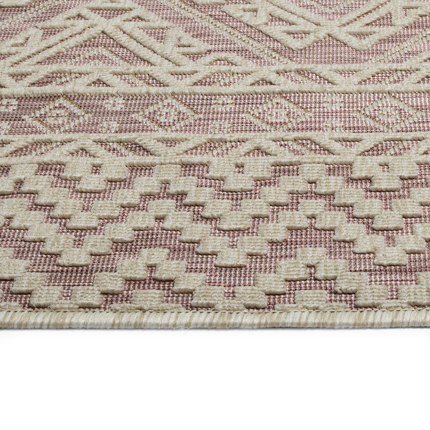 Kaleen Cove Collection COV08-92 Pink Runner 2' x 6'