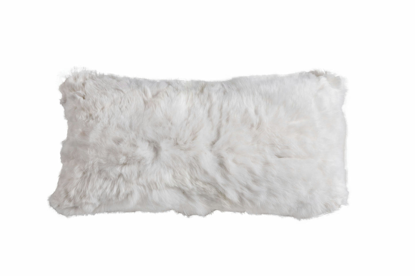 Cushion Alpaca / Woven Alpaca Back 13x24" White