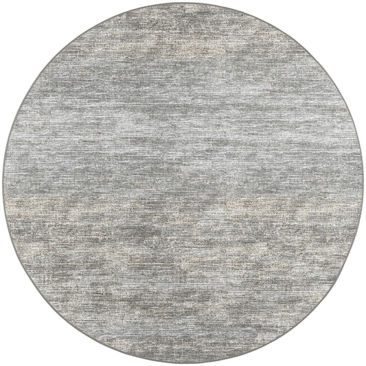 Ciara CR1 Graphite 6' x 6' Round Rug