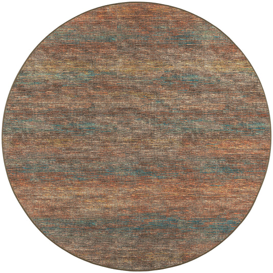 Ciara CR1 Paprika 6' x 6' Round Rug