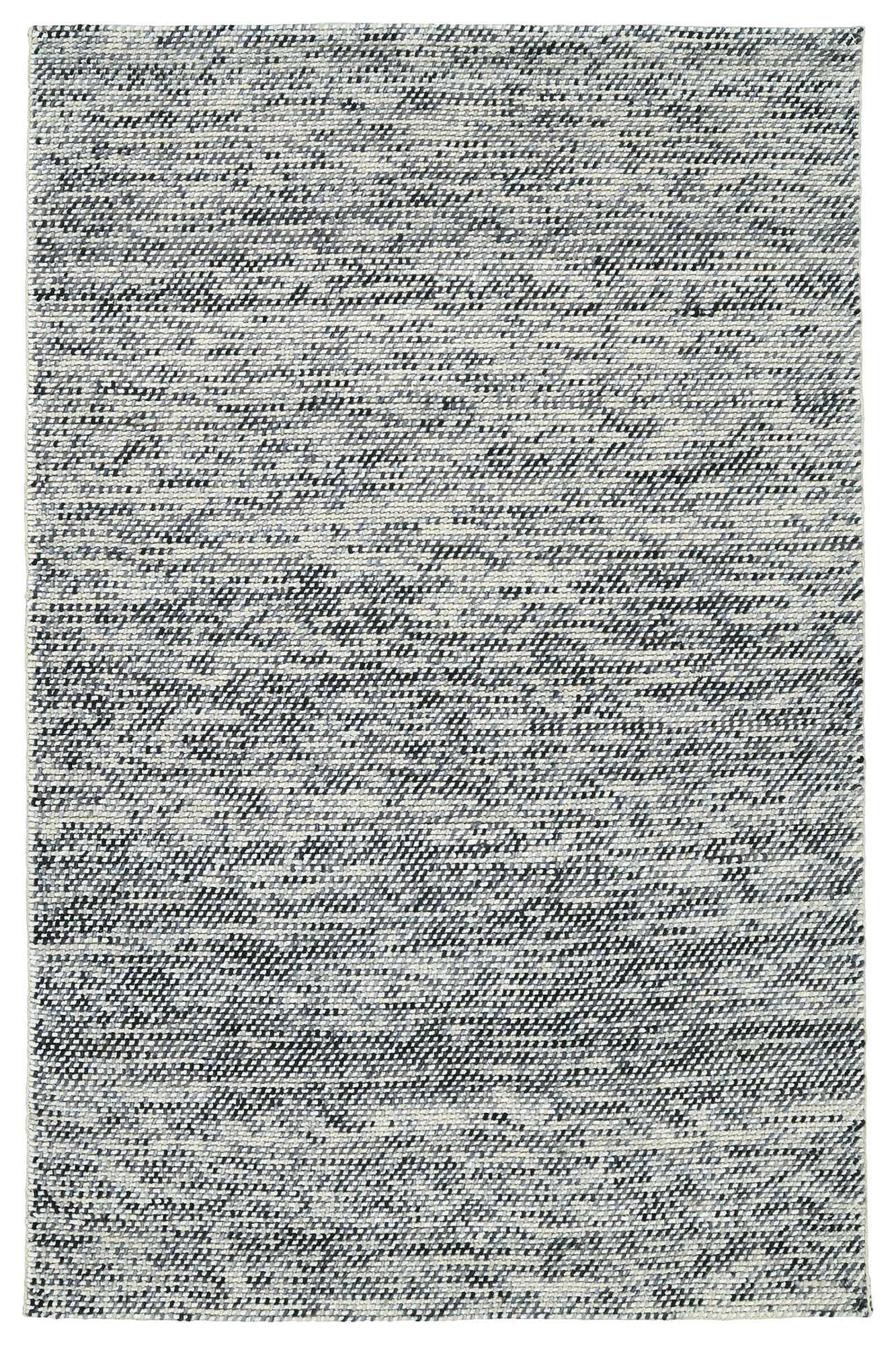 Kaleen Cord Collection Light Grey Throw Rug 2' x 3'
