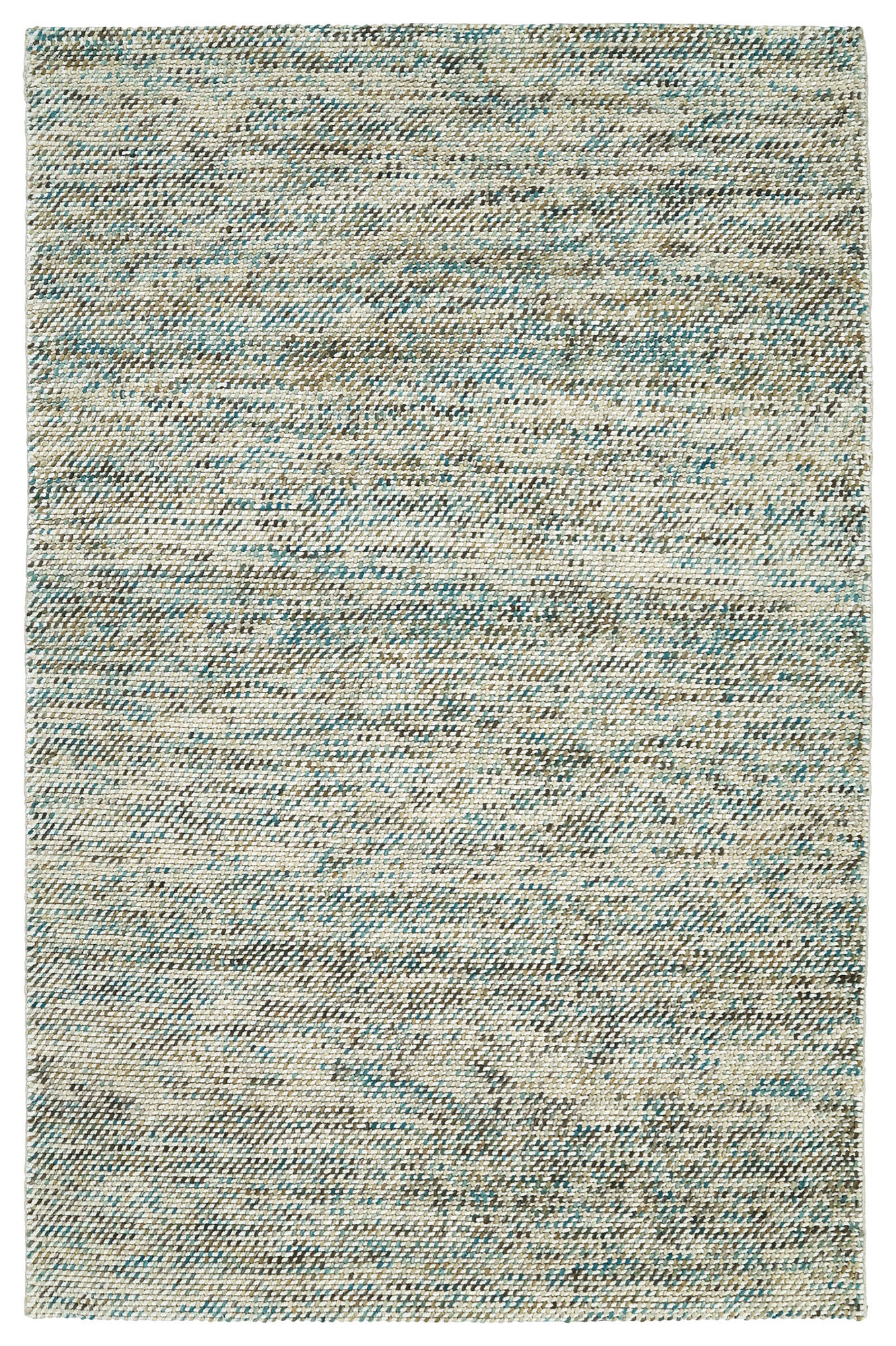 Kaleen Cord Collection Light Turquoise Throw Rug 2' x 3'