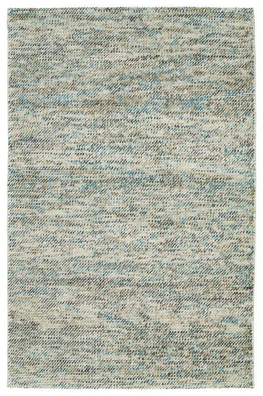 Kaleen Cord Collection Light Turquoise Area Rug 5' x 7'6"