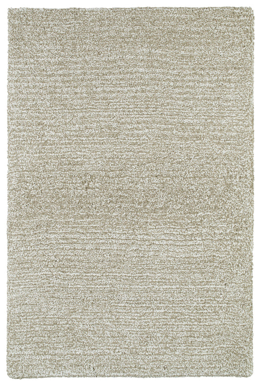 Kaleen Cotton Bloom Collection Light Beige Area Rug 8' x 10'