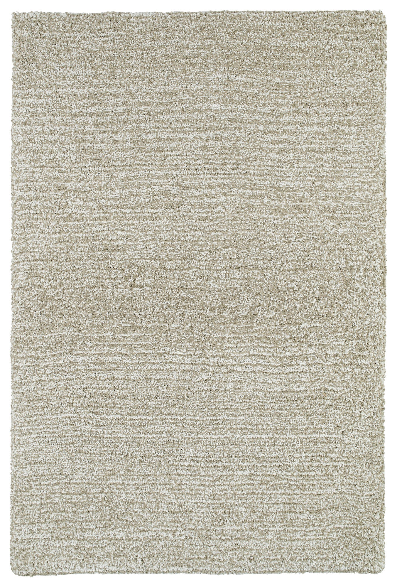 Kaleen Cotton Bloom Collection Light Beige Throw Rug 2' x 3'
