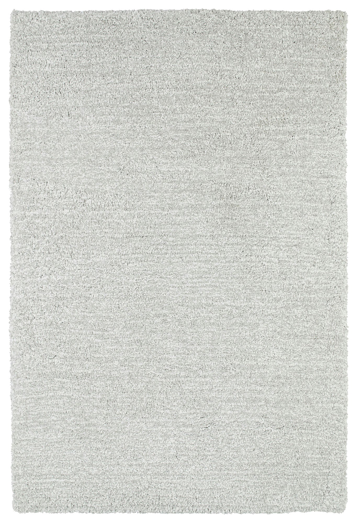 Kaleen Cotton Bloom Collection Light Silver Throw Rug 2' x 3'
