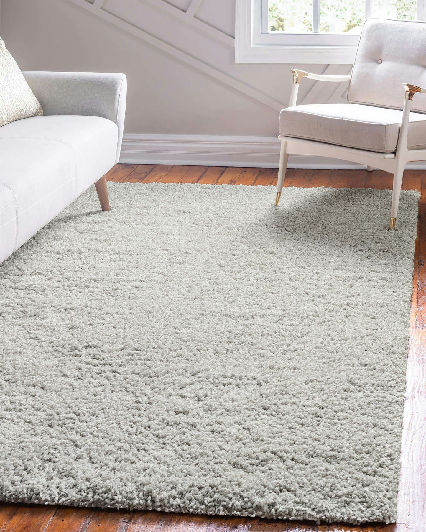 Kaleen Cotton Bloom Collection Light Silver Area Rug 9' x 12'