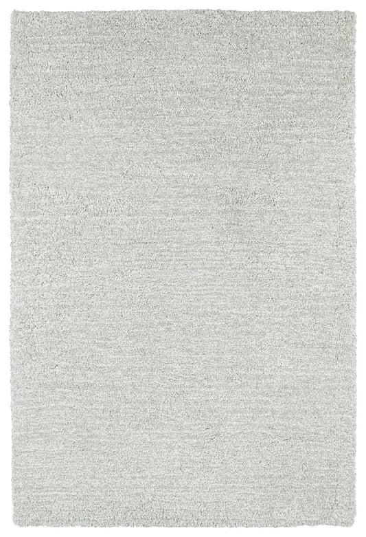 Kaleen Cotton Bloom Collection Light Silver Area Rug 8' x 10'