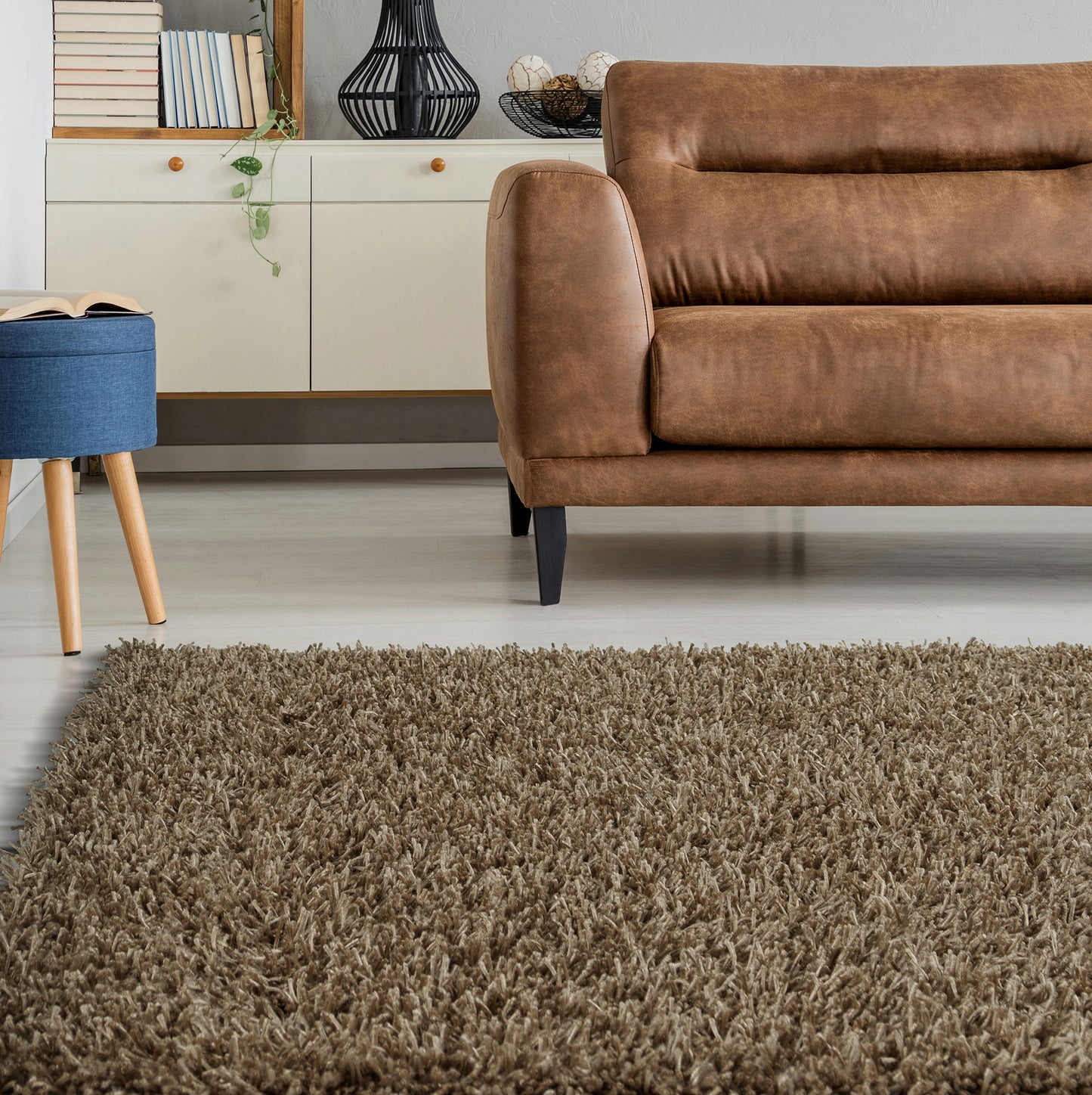Kaleen Curtsi Collection Light Taupe  Area Rug 3'6" x 5'6"