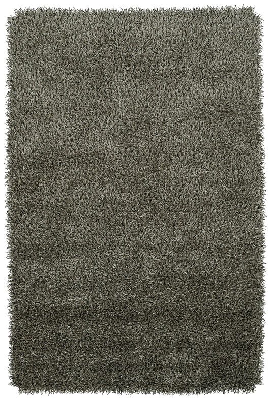 Kaleen Curtsi Collection Dark Grey Area Rug 7'6 x 9'