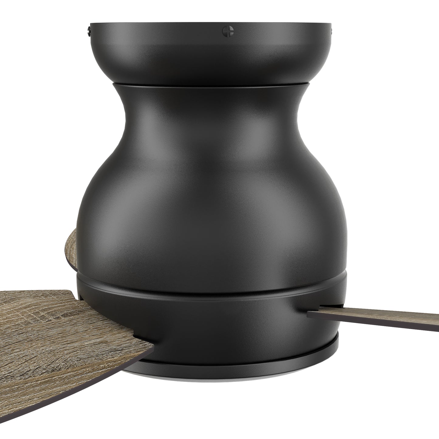Stanley 48 Inch 3-Blade Ceiling Fan - Black/Walnut & Barnwood
